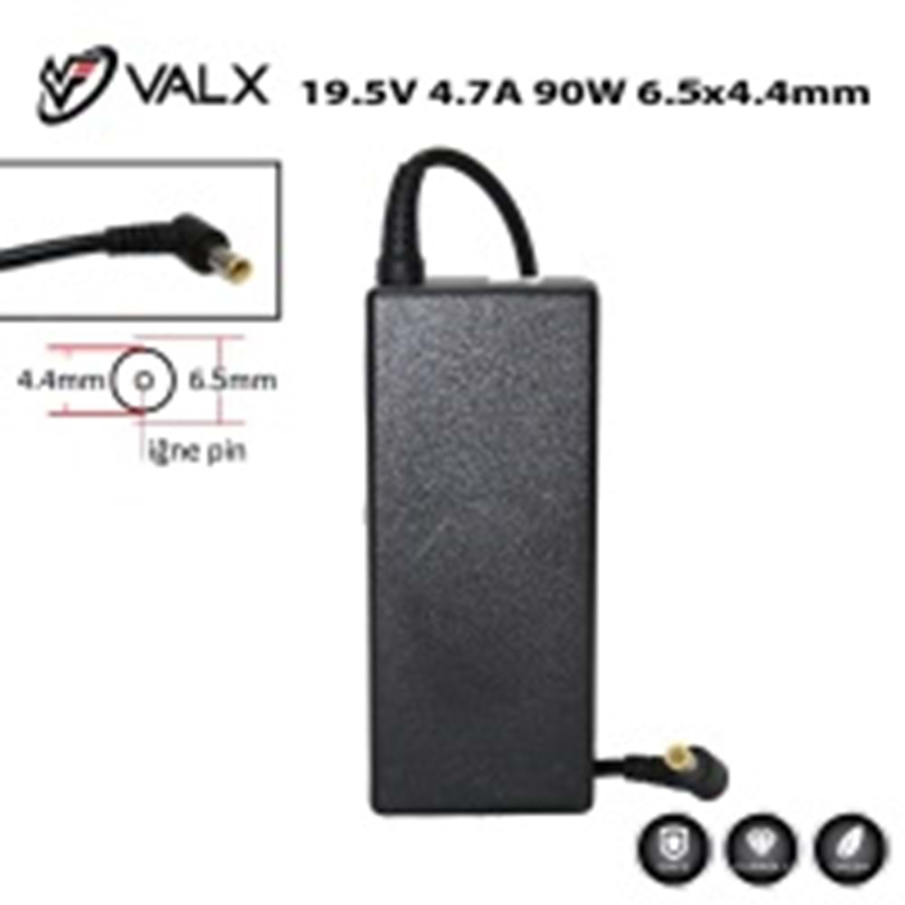 Notebook Adaptör Sony 6.5x4.4 19.5V 4.62A 90W Valx LA-19564