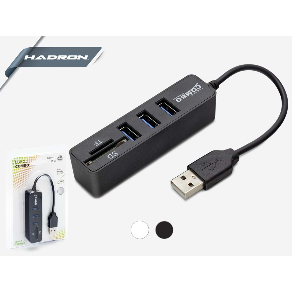 Usb Çoğaltıcı & Kart Okuyucu Hadron HD159 HDX7009