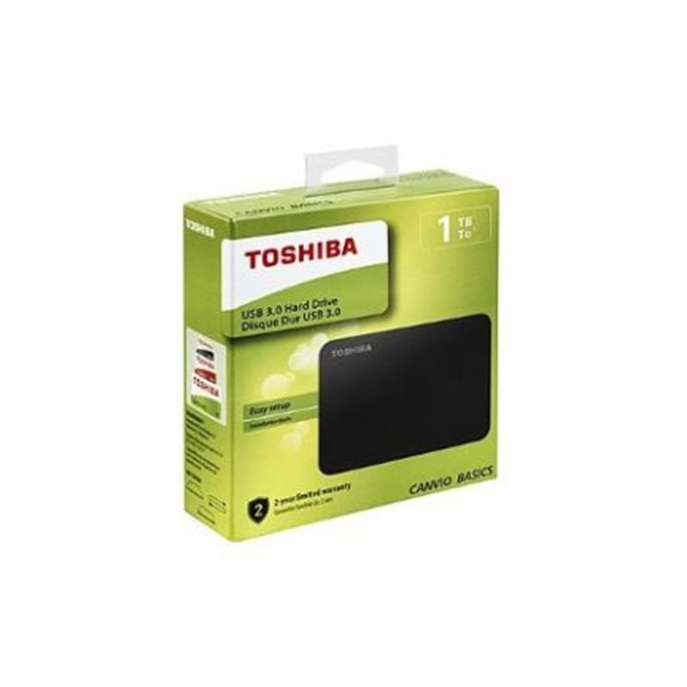 Hard Disk Harici 2.5 İnç 1 TB Usb 3.0 Toshiba Canvio HDTB510EK3AA