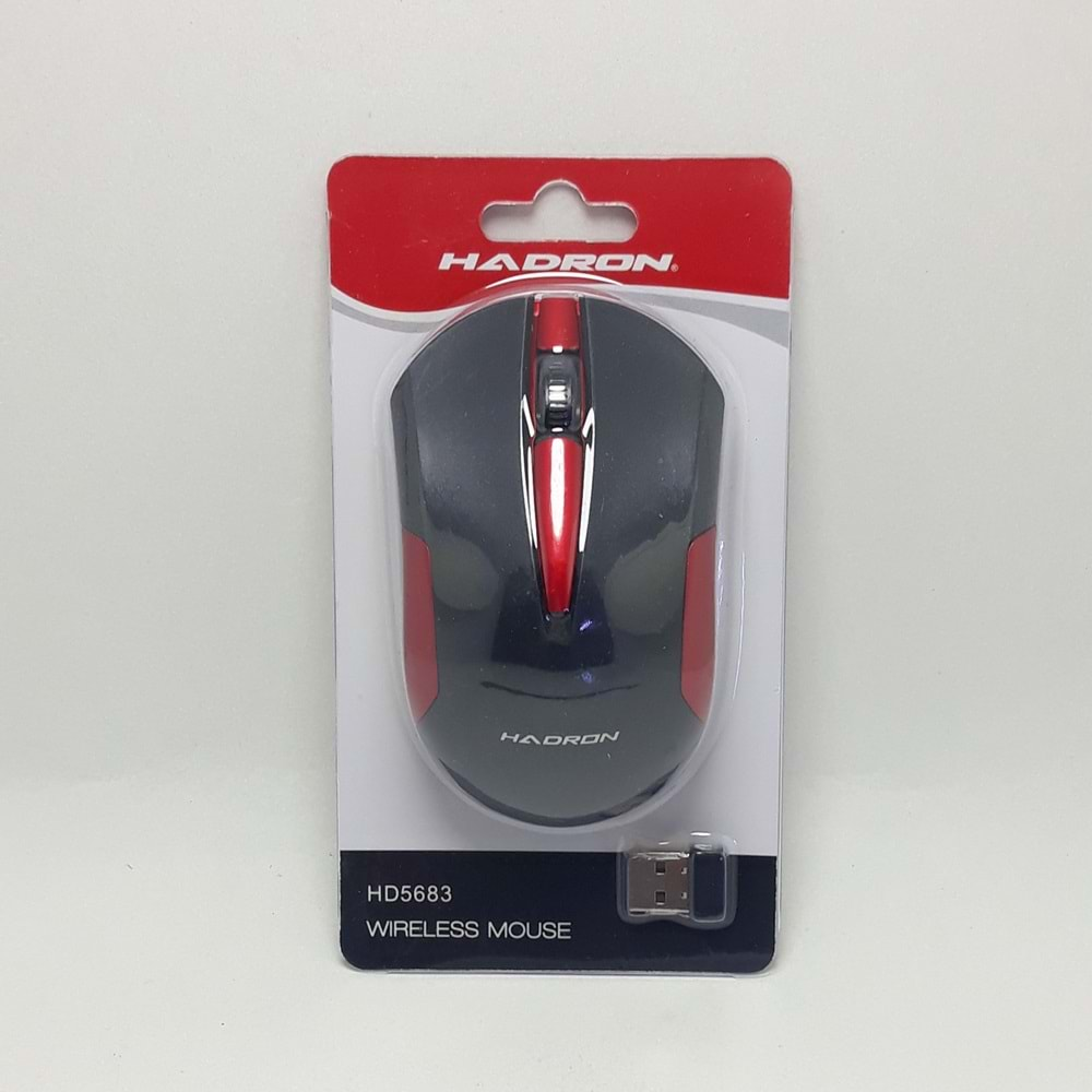 Mouse Kablosuz 2.4 Ghz Hadron HDX3407 Siyah-Kırmızı