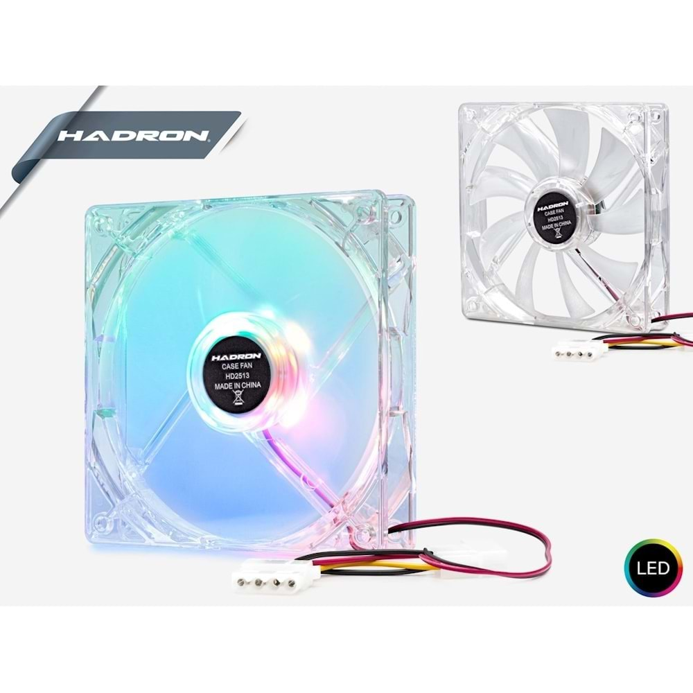 Kasa İçi Fan 120 mm Ledli Hadron HD2513 HDX15012