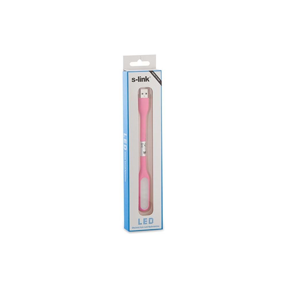 Led Usb Okuma Lambası S-link SL-L10 Pembe