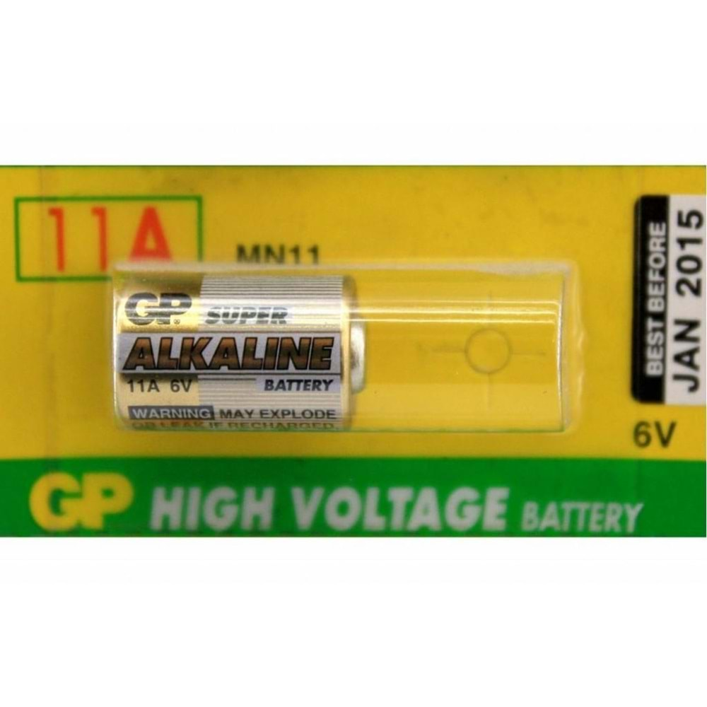 Pil 6V Yüksek Voltaj Alkalin Pil GP 11A