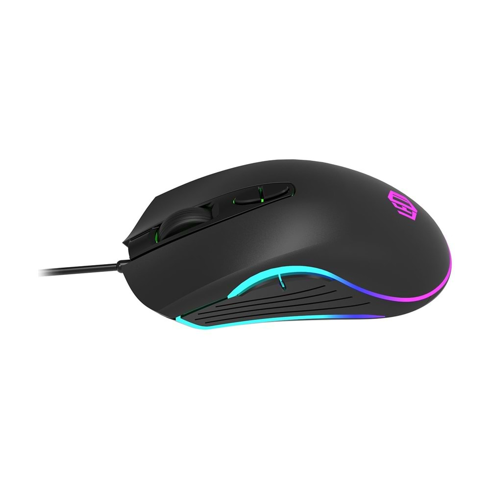 Mouse Oyuncu RGB Ledli 7 Tuşlu 6400 Dpi Lenovo Lecoo MS108