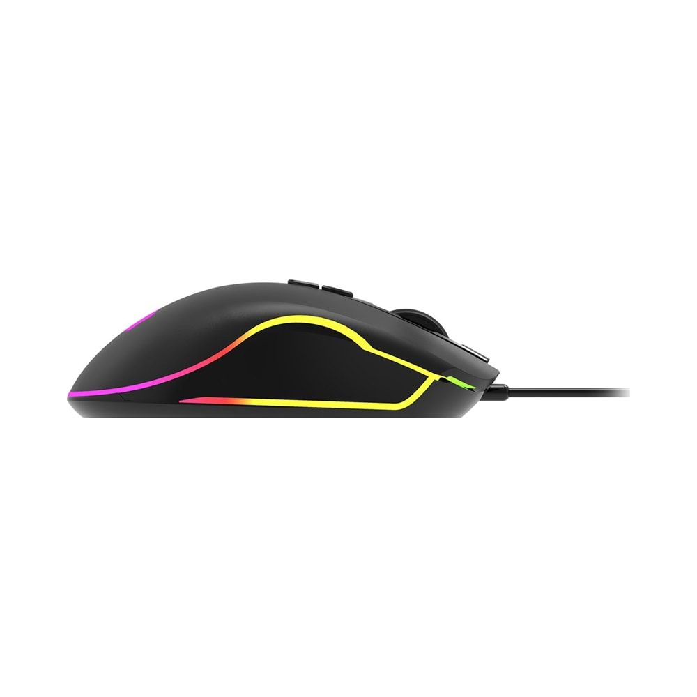 Mouse Oyuncu RGB Ledli 7 Tuşlu 6400 Dpi Lenovo Lecoo MS108