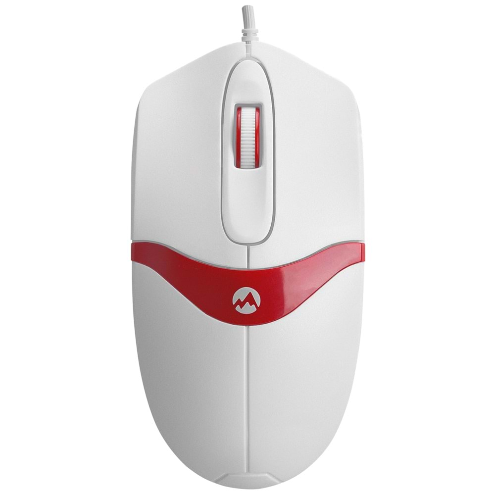 Mouse Optik 3D 1200 Dpi Everest Sm-220 Beyaz Kırmızı