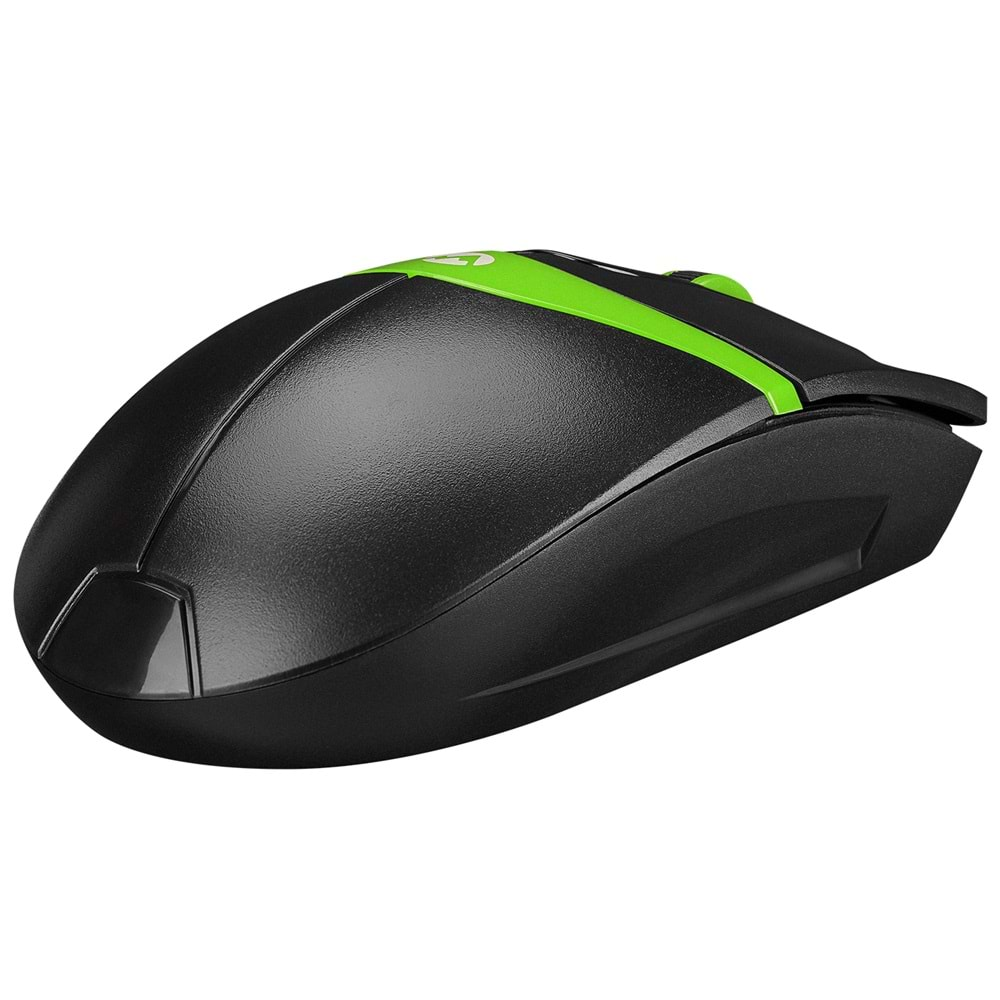 Mouse Optik 3D 1200 Dpi Everest Sm-220 Siyah Yeşil