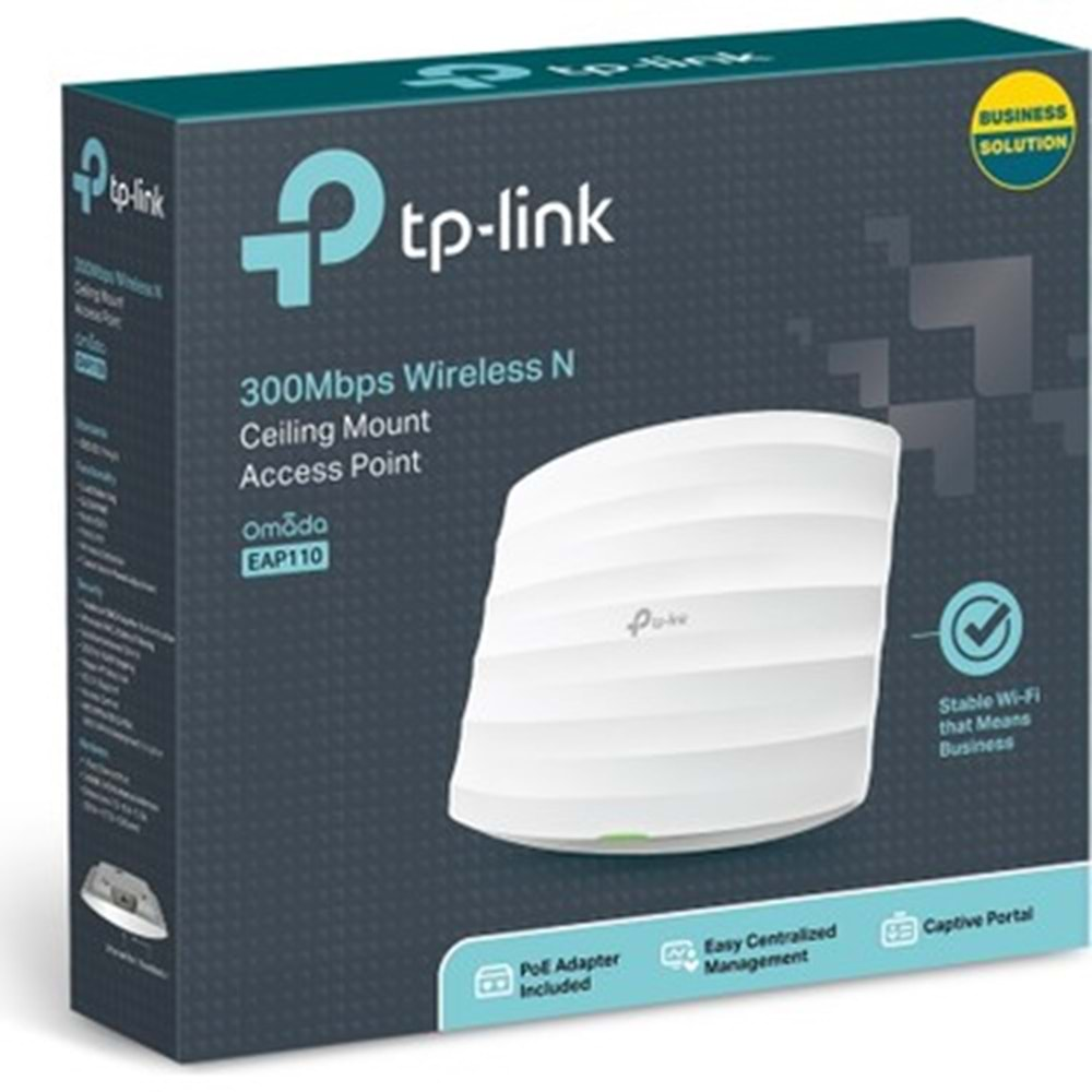 Access Point Tavana Monte Edilebilir TP-Link EAP110 Wi-Fi 300 Mbps