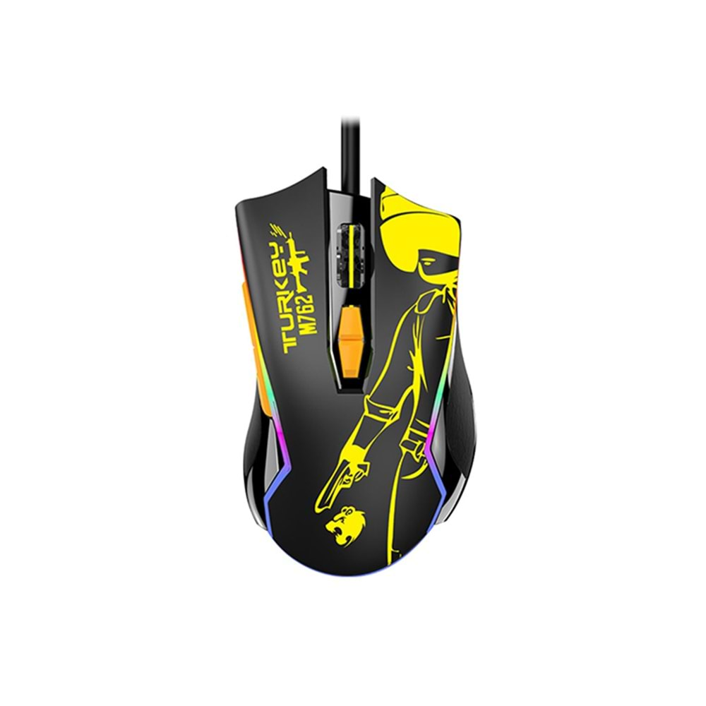 Mouse Oyuncu 4800 DPI RGB Ledli Katsuta M-762