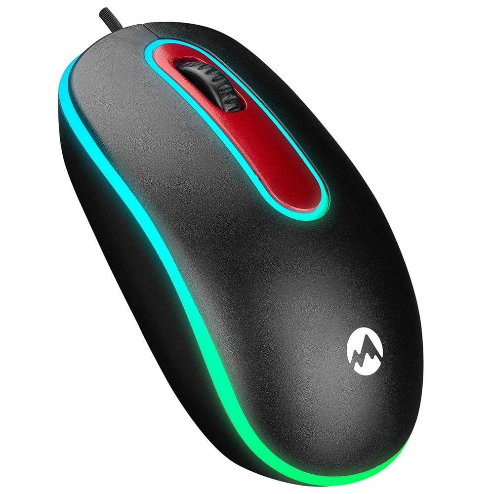 Mouse Optik Işıklı Everest SM-166 Kırmızı