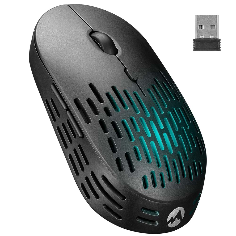 Mouse Kablosuz Şarjlı Dual Mode 2.4 Ghz + Bluetooth Everest SM-W73