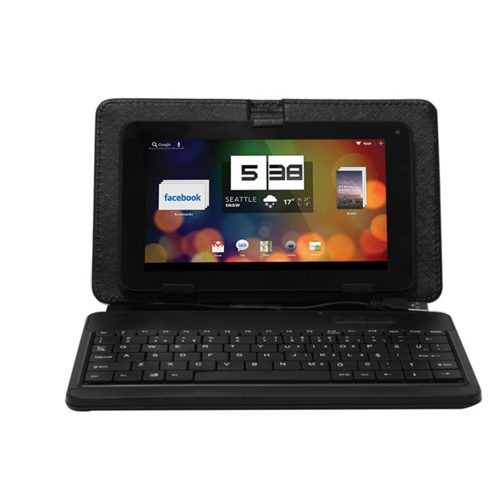 Klavye Tablet Uyumlu USB 9,7 Inch Everest KB-12 Siyah