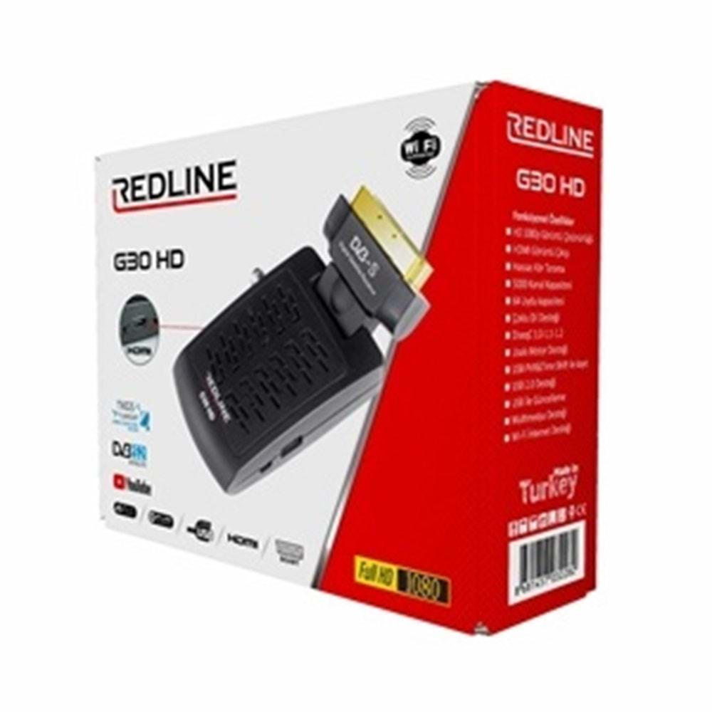 Uydu HDMI - Scart FHD Redline G30