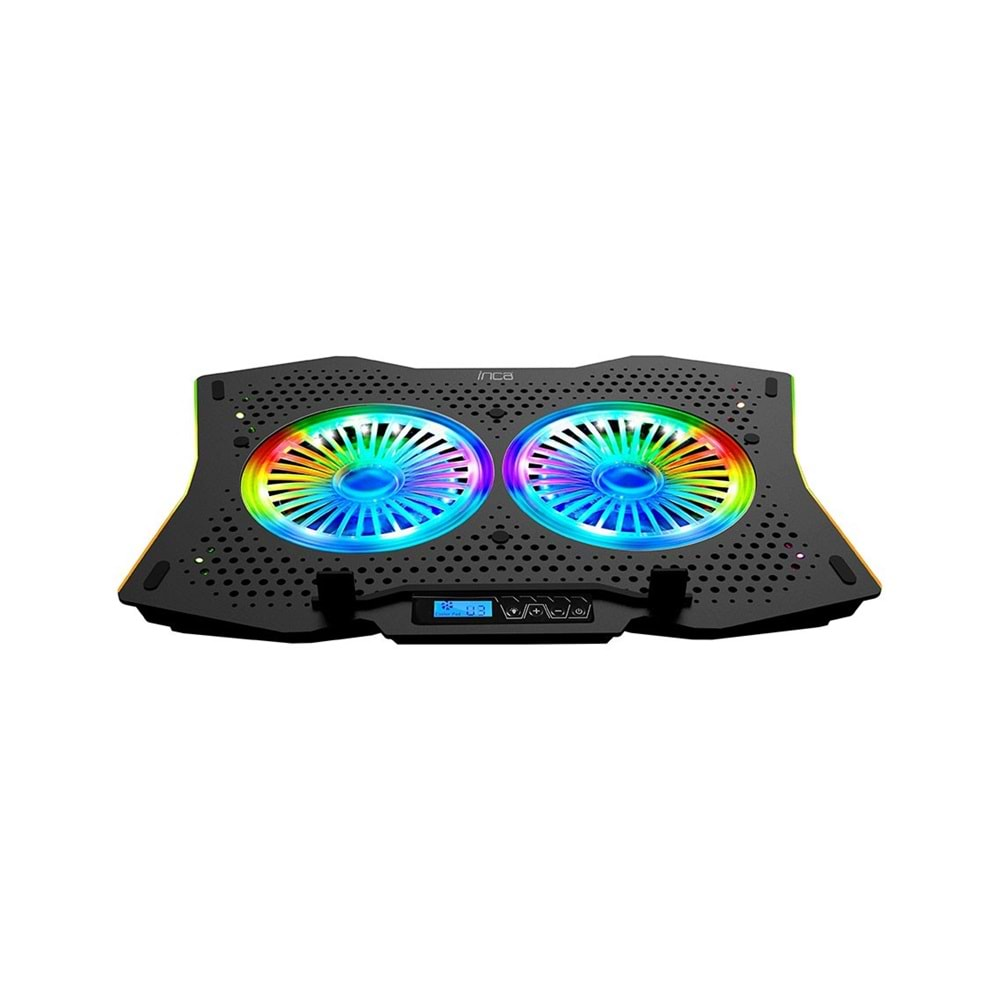 Notebook Soğutucu Oyuncu RGB Ledli 2 Fanlı Hız Ayarlı İnca INC-607 GMS Arrax II