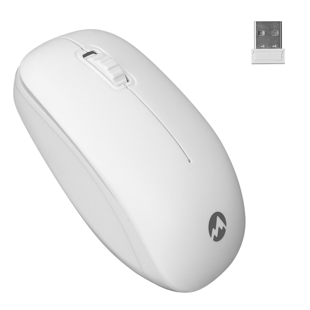 Klavye Mouse Set Multimedia Q Kablosuz Everest KM-6121 Beyaz