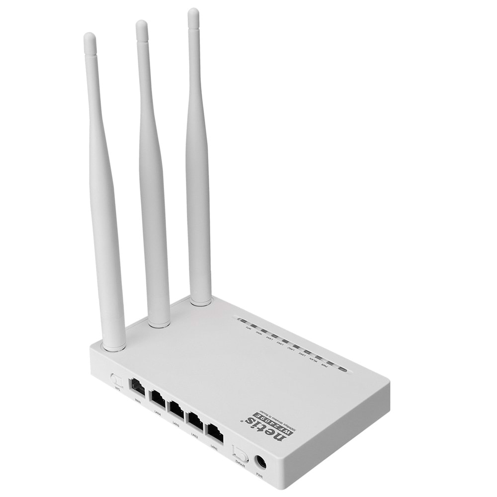 Wi-Fi Repeater 300Mbps 2.4GHz 1*WAN+4*LAN 3*5dBi Anten WISP Smart Netis WF2409E