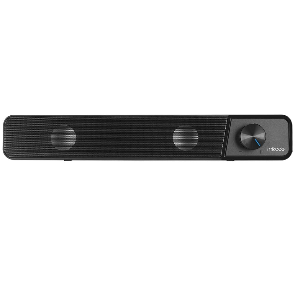 Hoparlör Soundbar Led Işıklı 3Wx2 Mikado MD-69S Siyah