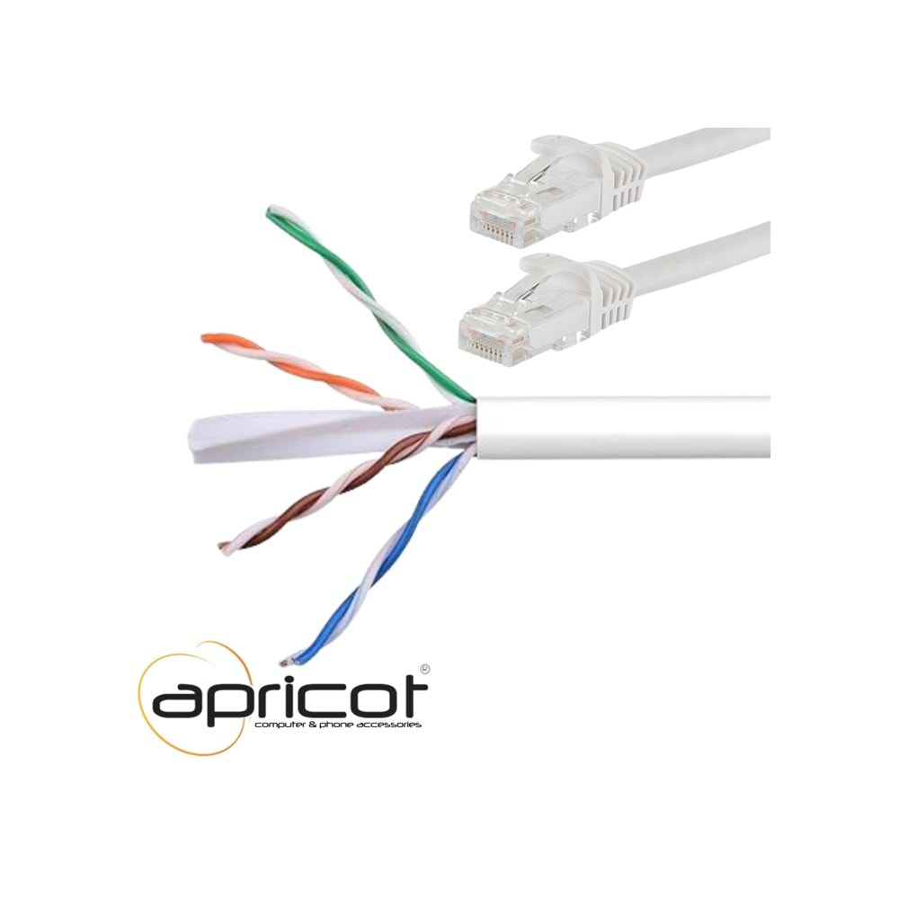 Ethernet Patch Kablo Cat 6 30 M Apricot Cat630