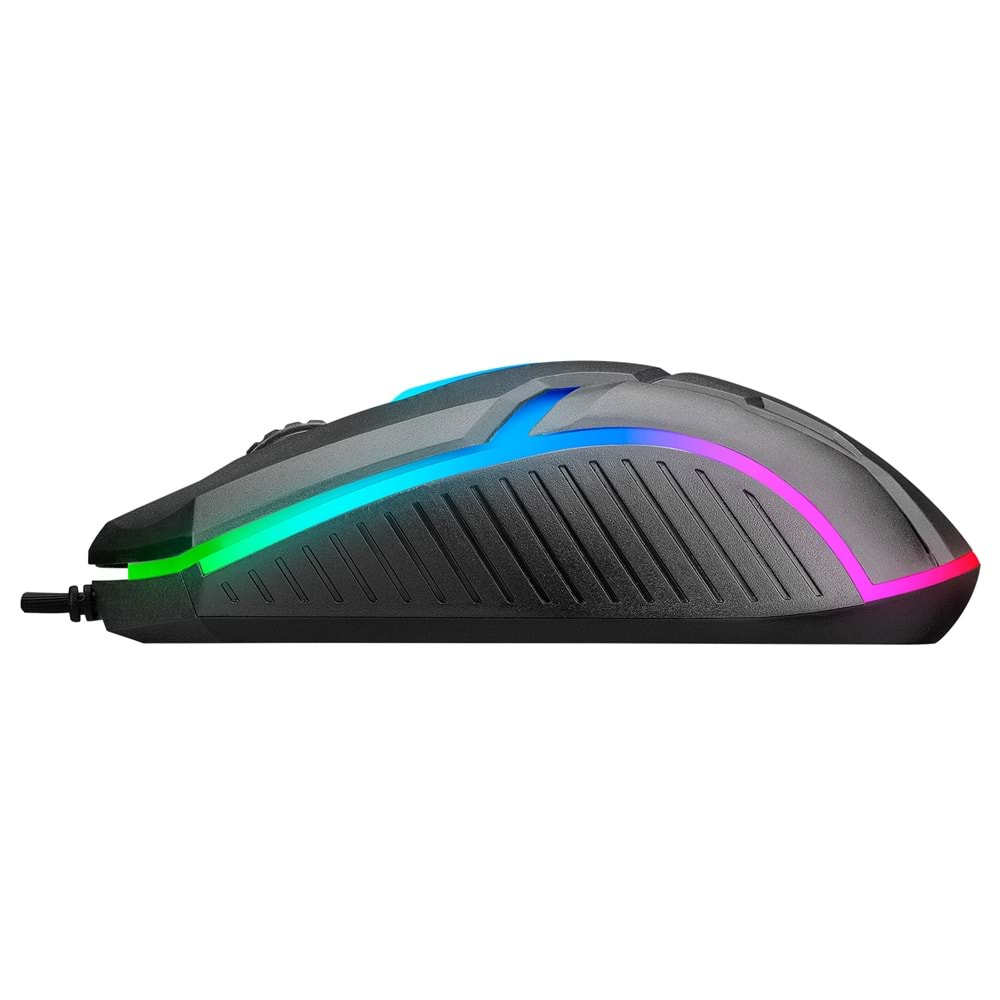 Mouse Oyuncu Gaming Işıklı Everest SM-G52 Siyah