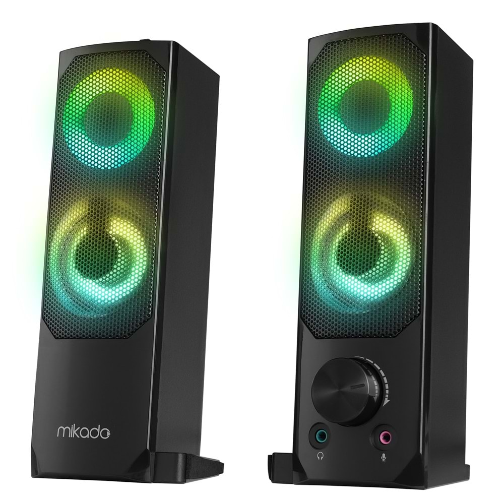 Hoparlör Soundbar Led Işıklı 3Wx2 Mikado MD-S102