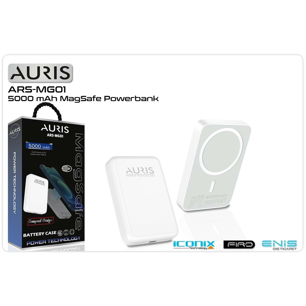 Powerbank Magsafe 5000 MAH Auris ARS-MG01