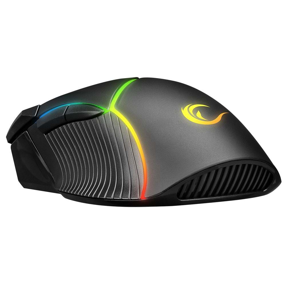 Mouse Oyuncu Gaming Led Işıklı 8 Makro+Extra Atış Tuşlu 12800 Dpi Rampage SMX-G39 COMFORT