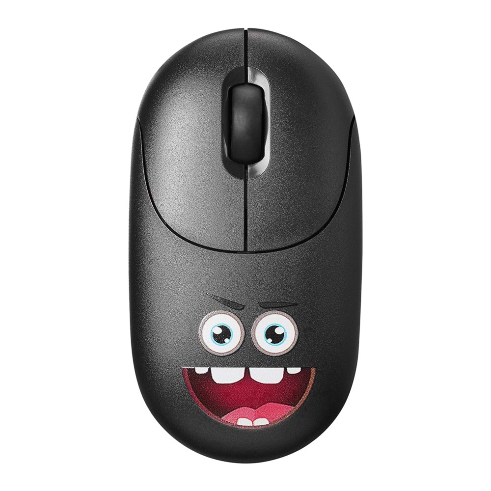 Mouse Kablosuz 2.4 Ghz Siyah Kabartmalı Everest SM-26 FASHION Siyah