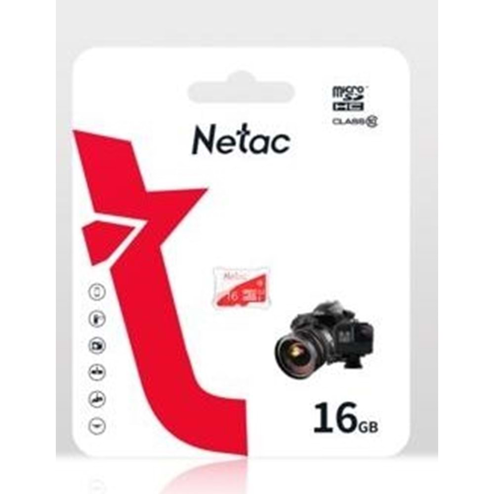 Hafıza Kartı 16 GB Class 10 Netac P500 Eco NT02P500ECO-016G-S