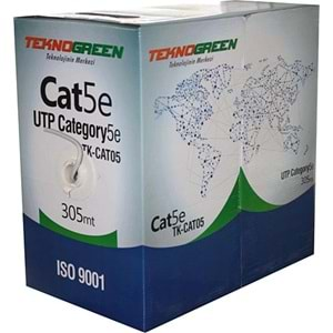 Ethernet Patch Kablo Cat 5 0.40 MM 305 M Teknogreen TK-CAT05