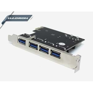 Usb Çoğaltıcı Pcı Experss Kart 4 Port Usb 3.0 Hadron HD2215 HDX5253