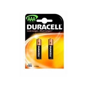 Pil İnce Kalem Pil 2 li Blister Duracell AAA