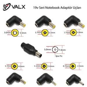 Notebook Adaptör 19V Universal Valx LU-190