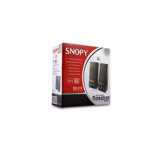 Hoparlör Speaker 1+1 Snopy SN-510 Siyah