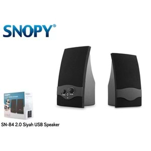 Hoparlör Speaker 1+1 Snopy SN-84 Siyah