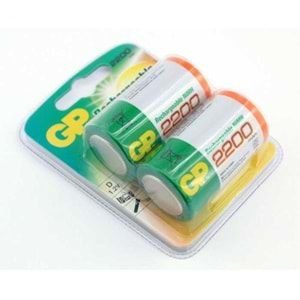 Pil D Boy Alkalin 2 li Blister 2200mah GP 220DH-2U2