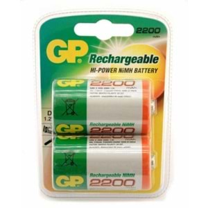 Pil D Boy Alkalin 2 li Blister 2200mah GP 220DH-2U2