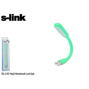 Led Usb Okuma Lambası S-link SL-L10 Yeşil