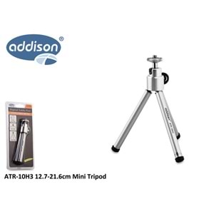 Telefon Tutucu Tripod Kapalı 12.7 Cm Açık 21.6 Cm Addison ATR-10H3