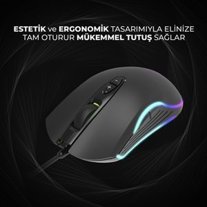 Mouse Oyuncu RGB Ledli 7 Tuşlu 6400 Dpi Lenovo Lecoo MS108