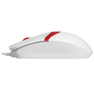 Mouse Optik 3D 1200 Dpi Everest Sm-220 Beyaz Kırmızı