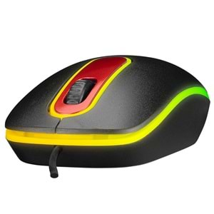 Mouse Optik Işıklı Everest SM-166 Kırmızı