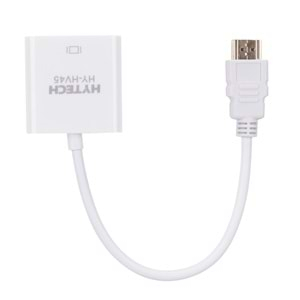 HDMI to VGA + Audio Micro Usb Çevirici Hytech HY-HV45