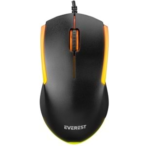 Klavye Mouse Set Oyuncu Rainbow Aydınlatmalı Everest KM-R59 FORZA PLUS