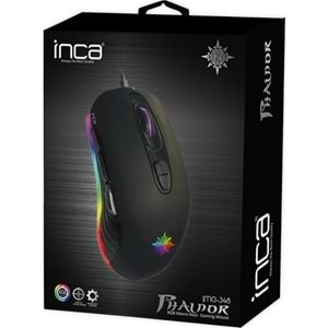 Mouse Oyuncu 3200 DPI RGB Ledli Makrolu İnca Phaldor IMG-348