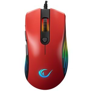 Mouse Oyuncu RGB Ledli 7 Tuşlu Makrolu 6400 Dpi Rampage SMX-R33 Limbo Kırmızı