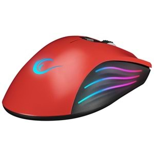 Mouse Oyuncu RGB Ledli 7 Tuşlu Makrolu 6400 Dpi Rampage SMX-R33 Limbo Kırmızı