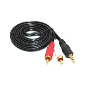 3.5 MM. Aux To 2Rca Ses Kablosu 1.5 M Teknogreen TKRS-015