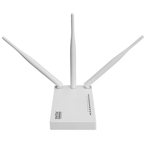 Wi-Fi Repeater 300Mbps 2.4GHz 1*WAN+4*LAN 3*5dBi Anten WISP Smart Netis WF2409E