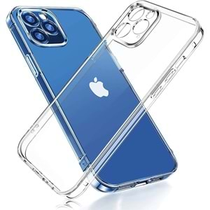 İphone 12 Pro Max Kılıf Kamera Korumalı Şeffaf