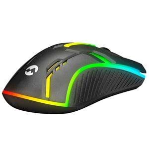 Mouse Oyuncu Gaming Işıklı Everest SM-G52 Siyah